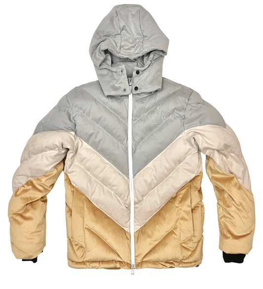 Linen chevron bubble - Grey | Vie+Riche
 _1