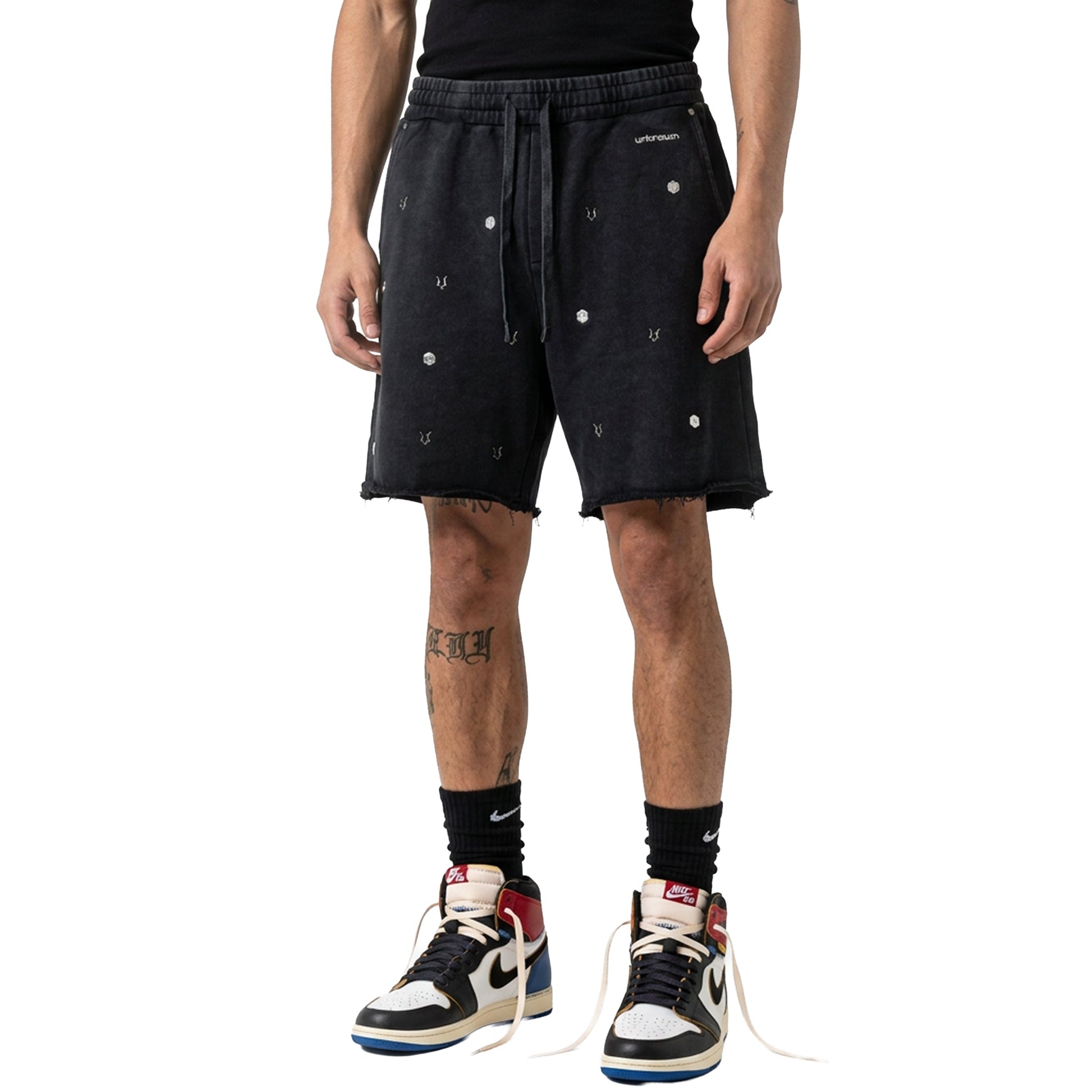 Metal detail shorts by Unknown - 1