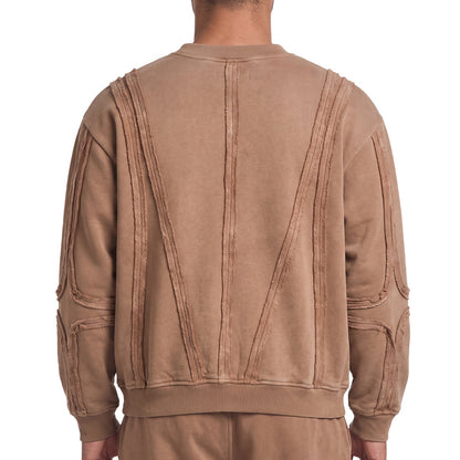 Unknown Garment-dyed, heavyweight cotton fleece sweatshirt