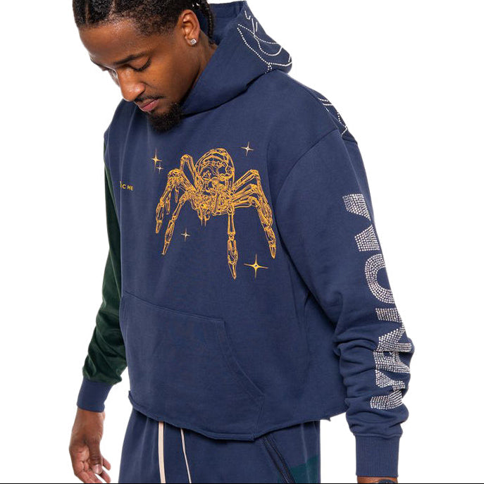 Venom biker cropped hoodie by Vie+Riche, view 3