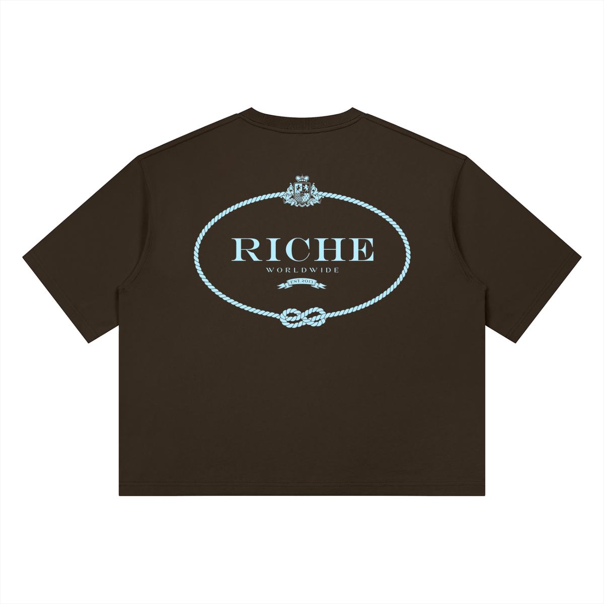 2face heavyweight boxy t-shirt by Vie+Riche, view 4