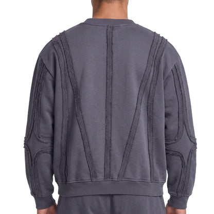 Unknown Garment-dyed, heavyweight cotton fleece sweatshirt