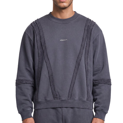 Unknown Garment-dyed, heavyweight cotton fleece sweatshirt