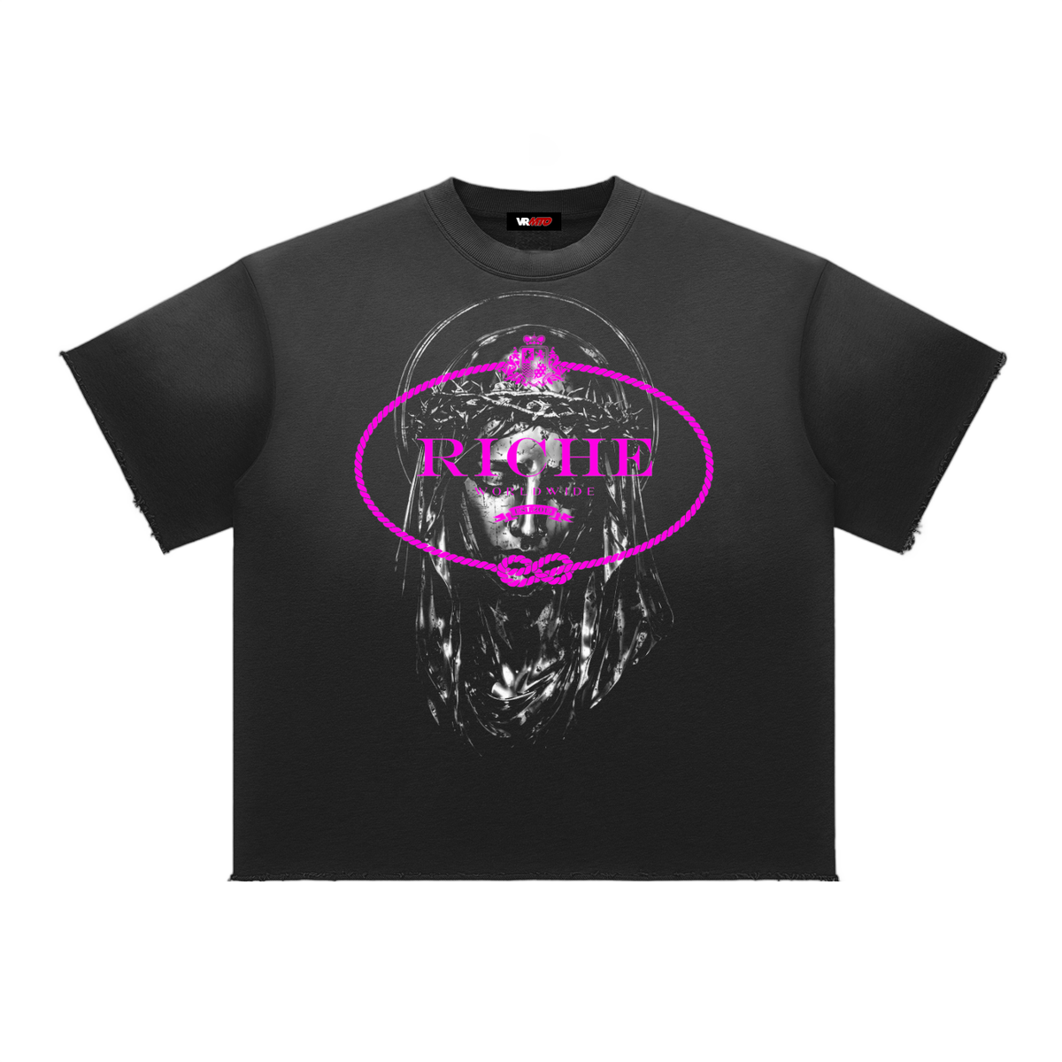 Jeezus piece Sun Fade T-Shirt by Vie+Riche, view 3