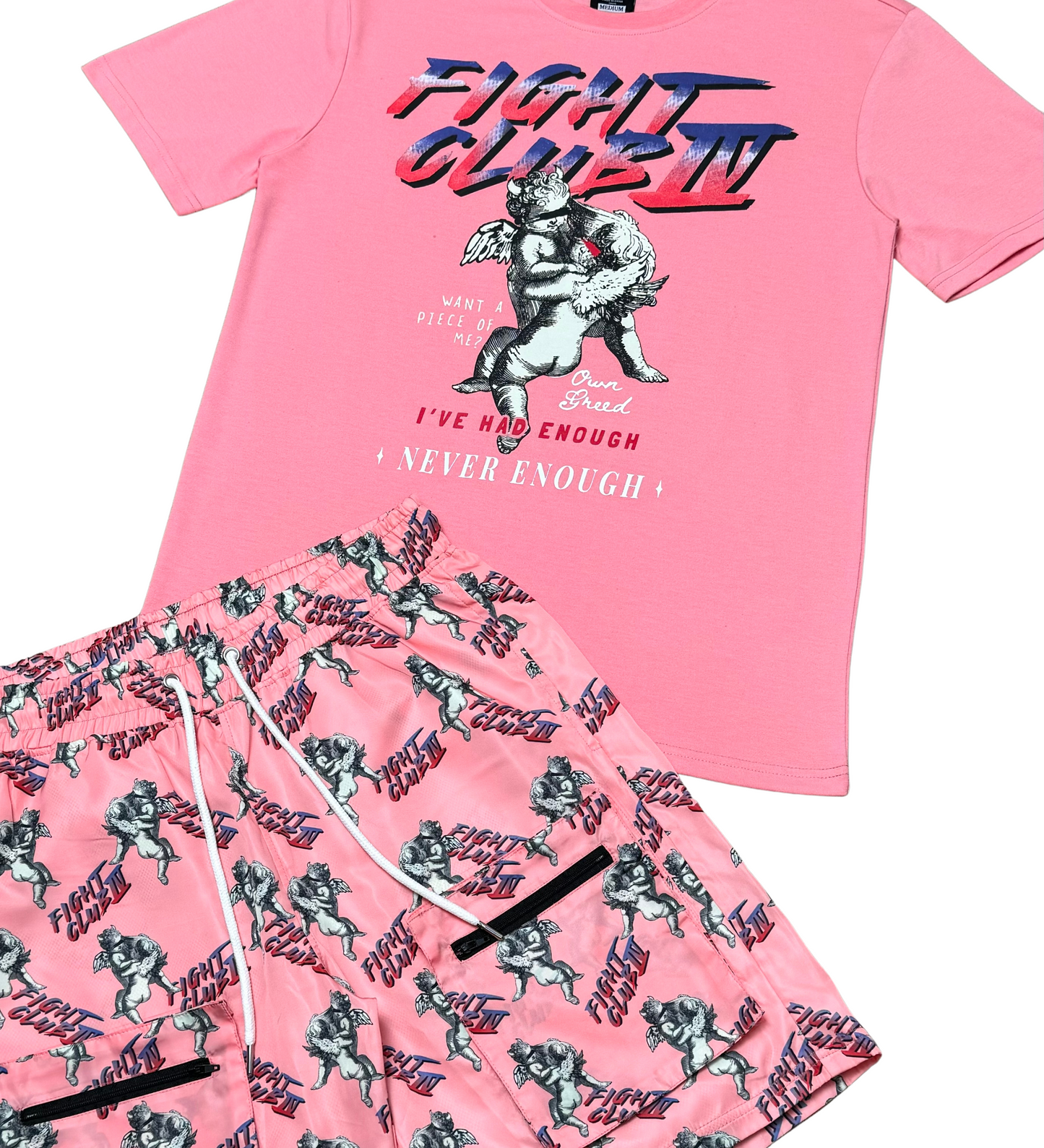 Fight club iv tshirt short set