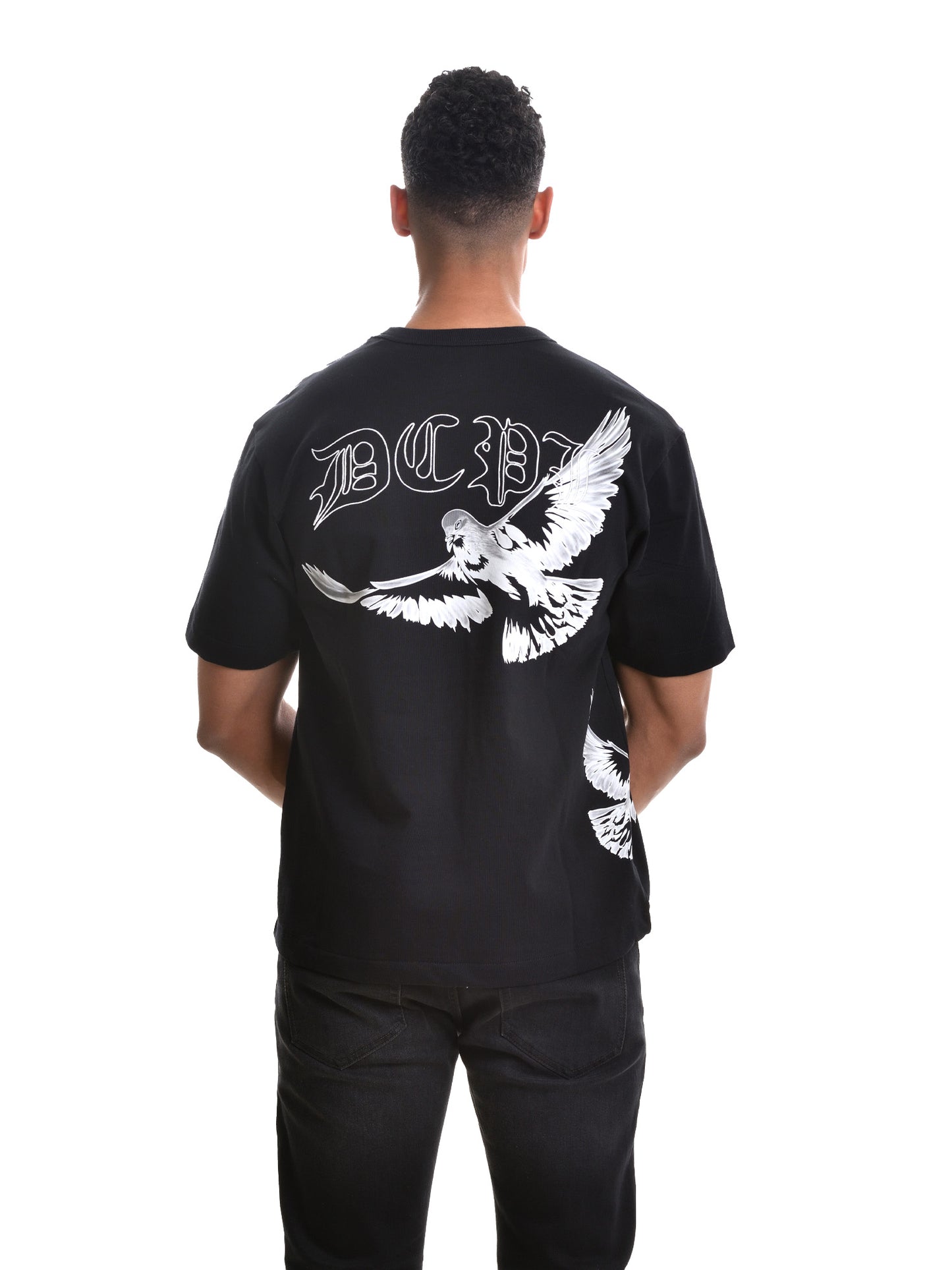 Dcpl old english left chest t shirt