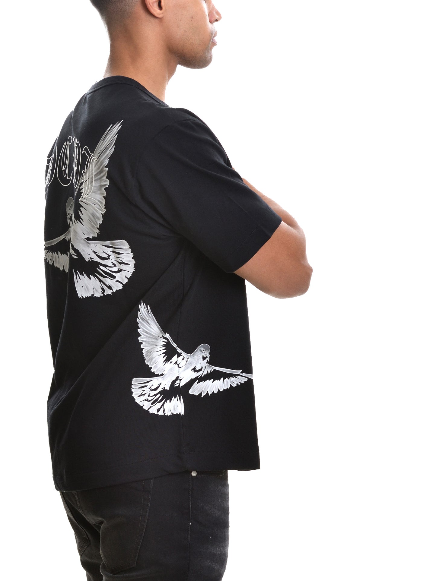 Dcpl old english left chest t shirt