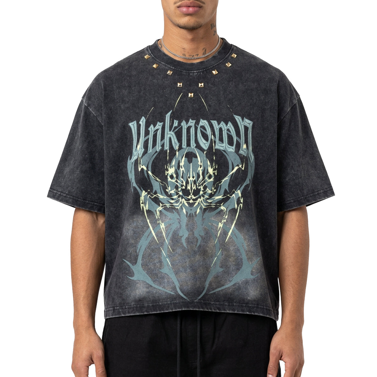 Spider stud tee by Unknown, view 1