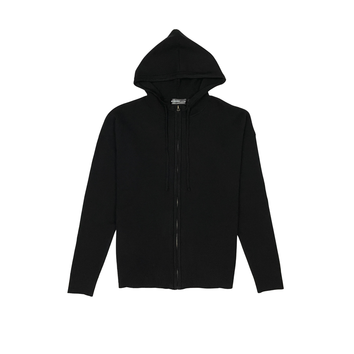 Viscos poly double knit zip up hoodie by My Favorite, view 1