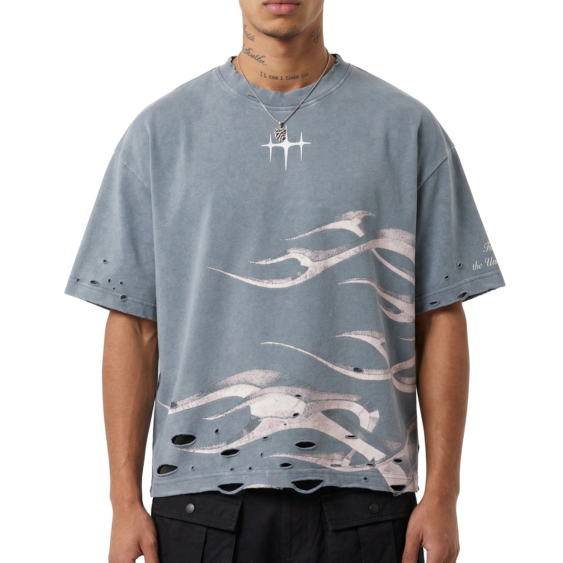 Metalic flames tee by Unknown - 7