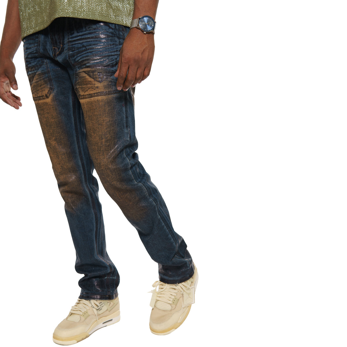 Vicious distressed denim pant by Vicious, view 5