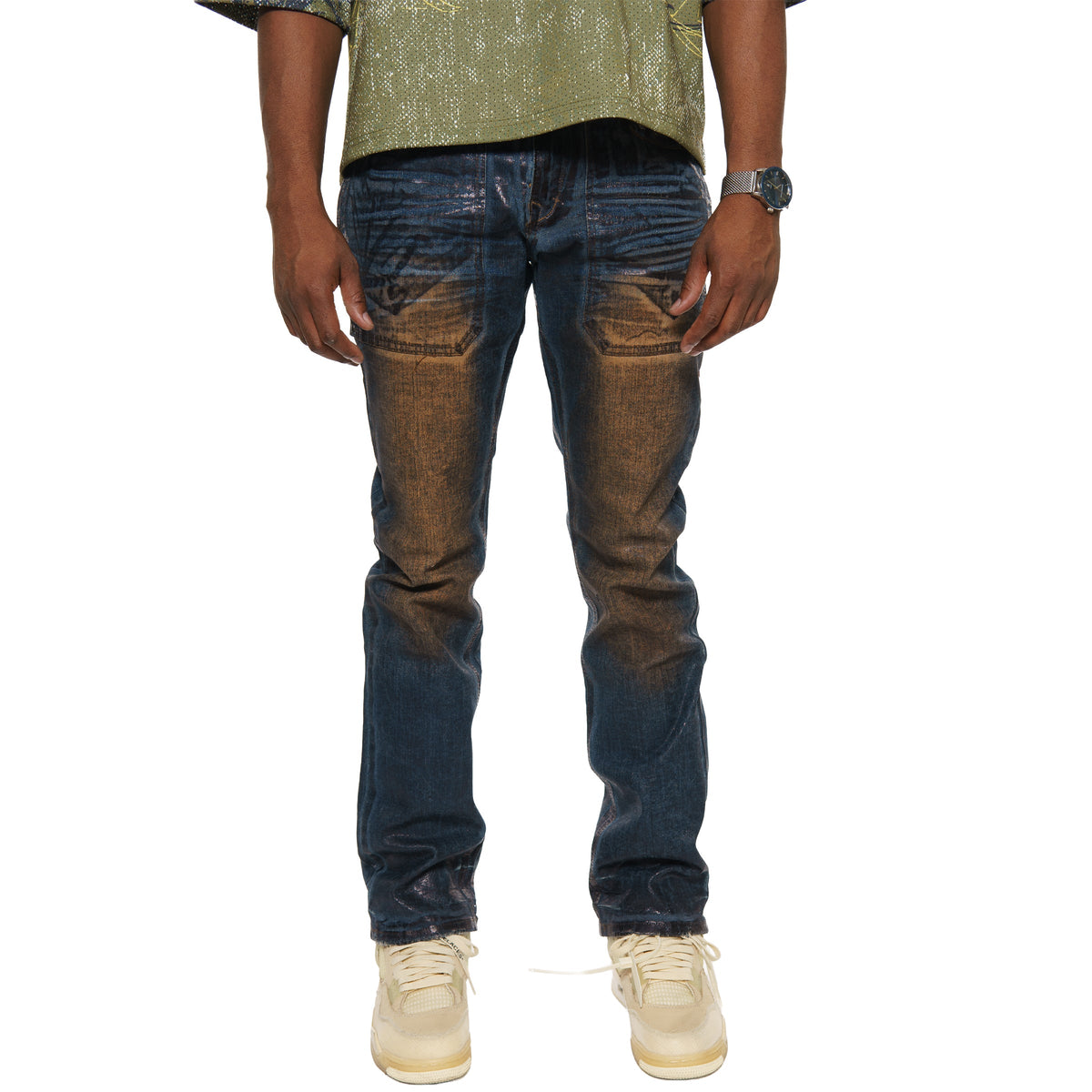Vicious distressed denim pant by Vicious, view 2