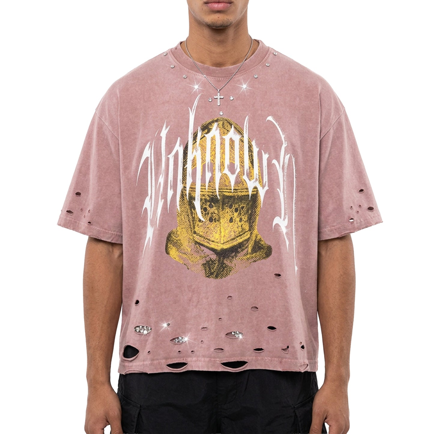 Knight helmet tee by Unknown - 6