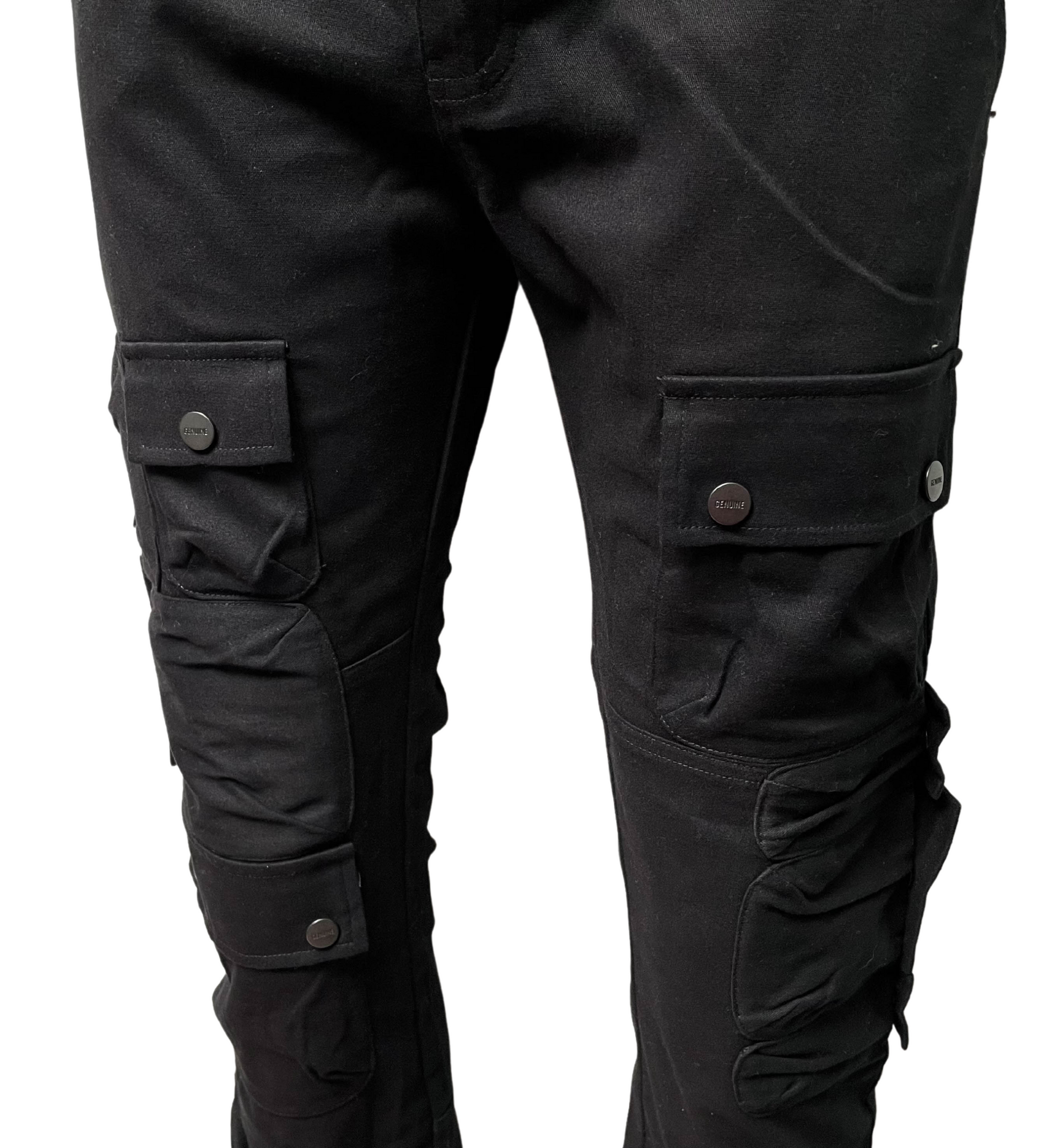 Genuine Stack Fit Twill Pants  - Black | Genuine _2