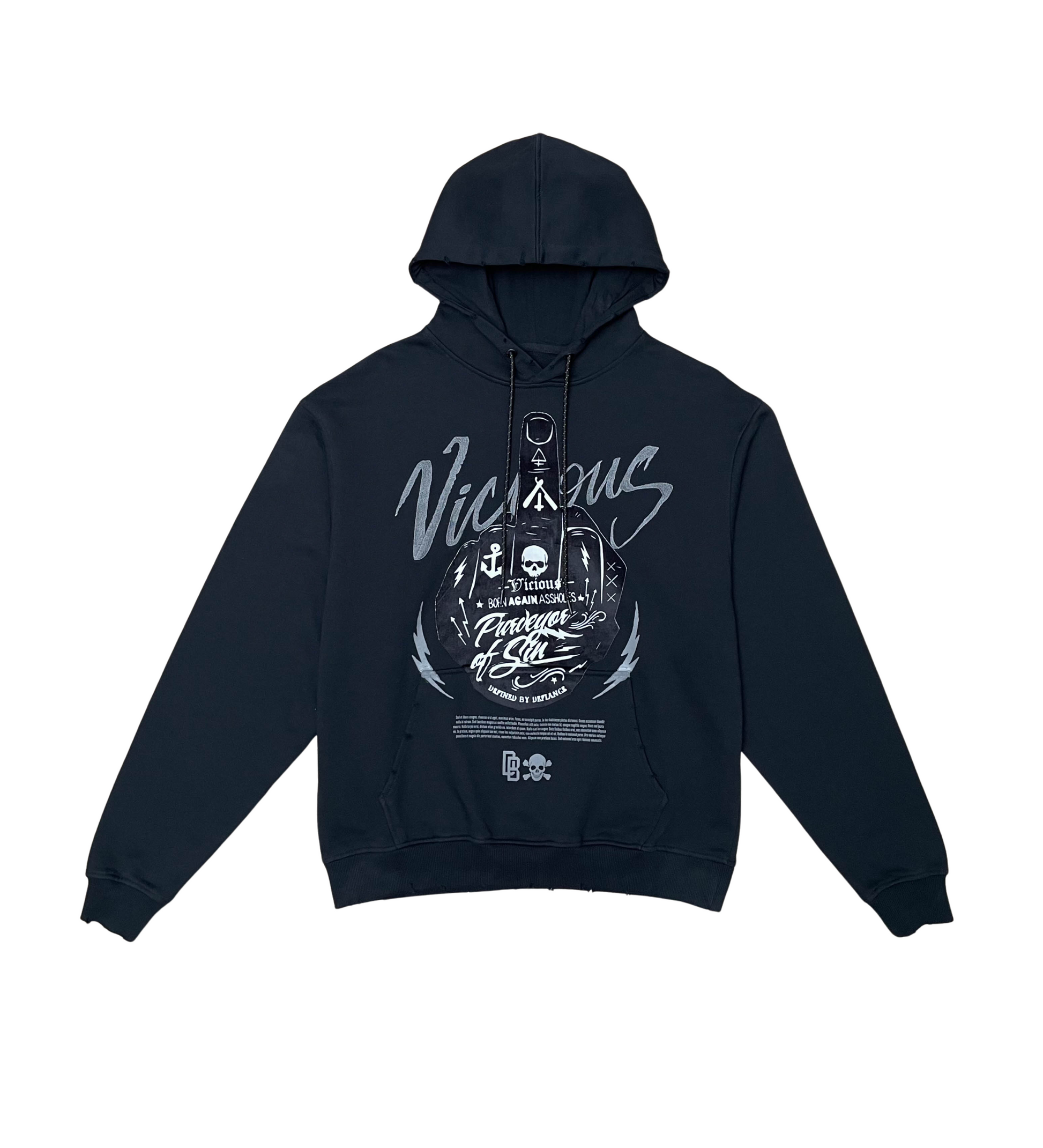 Vicious Vintage Hoodie - Light Sand | Vicious _3