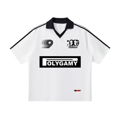 Polygamy striped soccer jersey