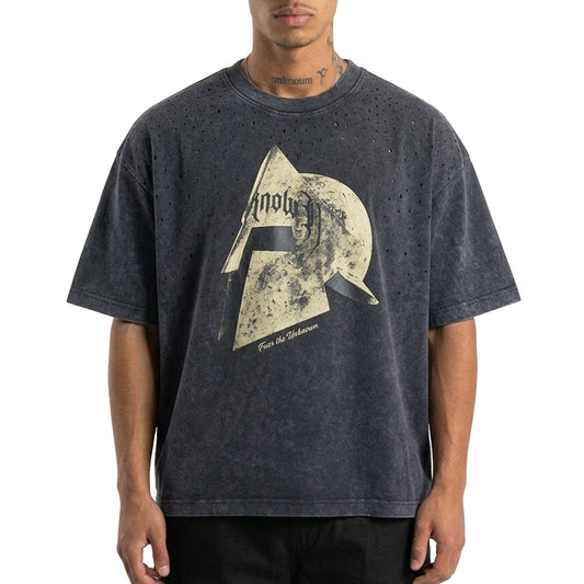 Unknown knight helmet tee by Unknown - 1