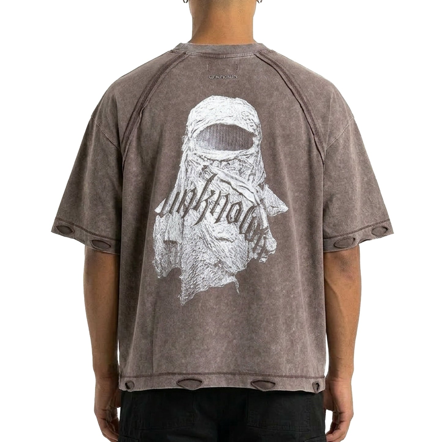 Masked washed tee by Unknown - 8
