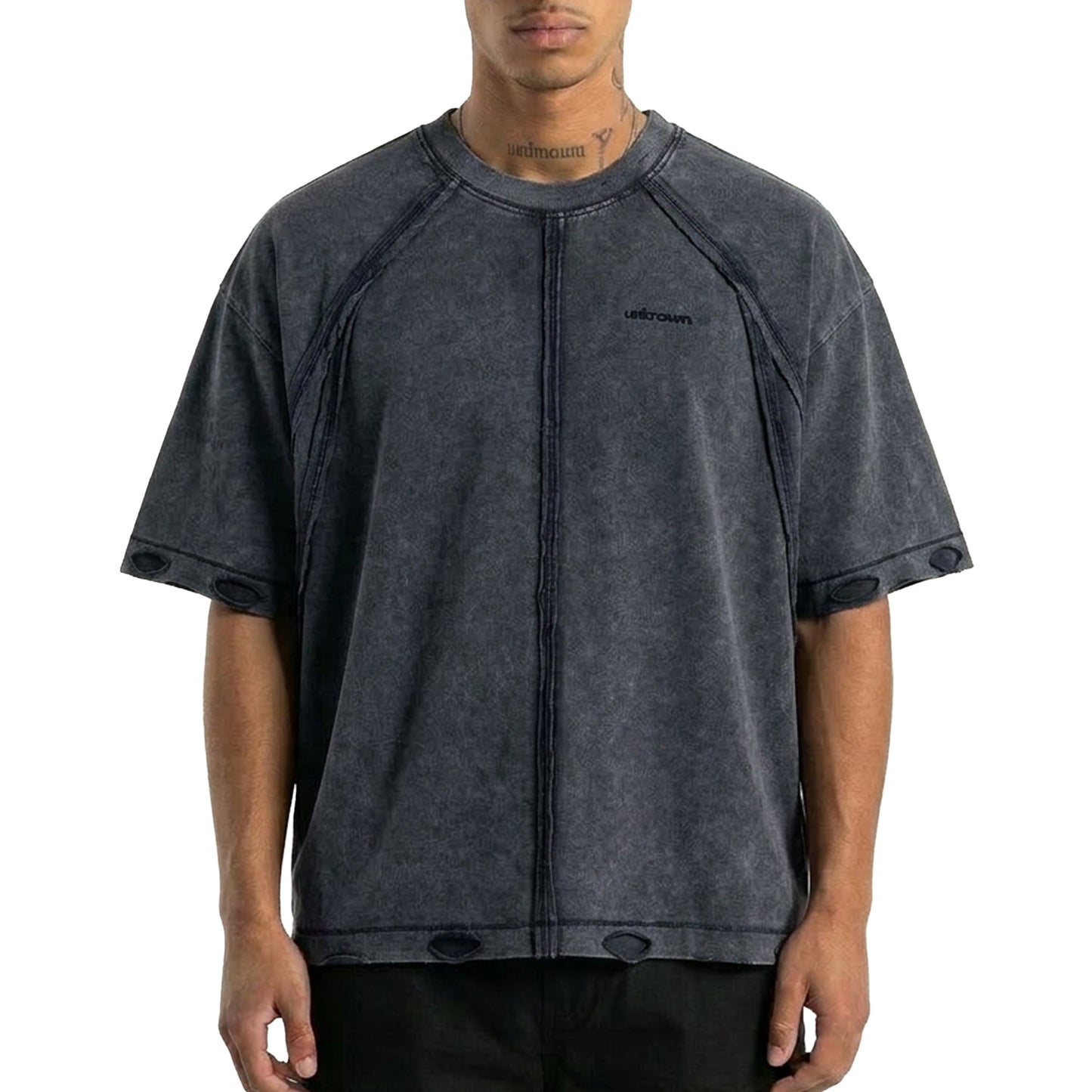 Masked washed tee by Unknown - 1