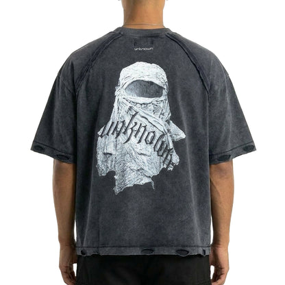 Masked washed tee by Unknown - 2