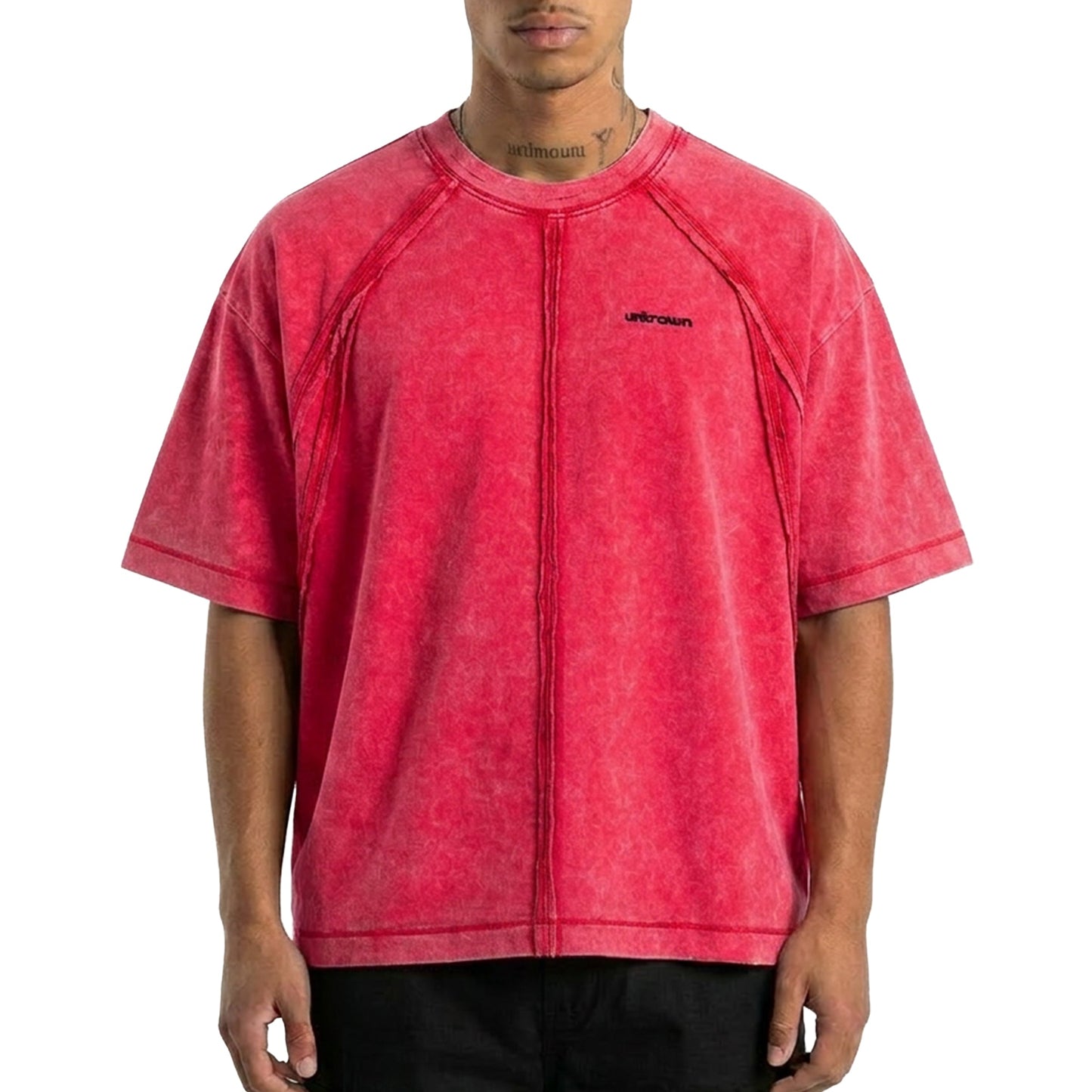 Masked washed tee by Unknown - 13