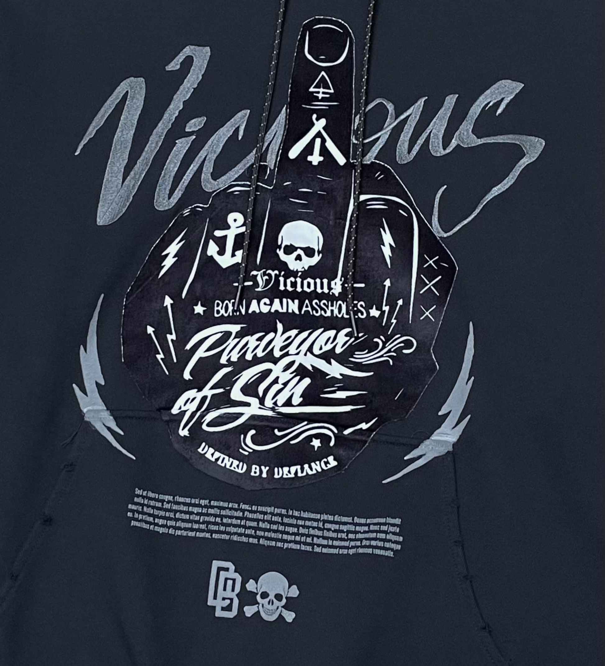 Vicious Vintage Hoodie - Light Sand | Vicious _4