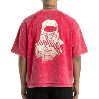 Masked washed tee by Unknown - 14