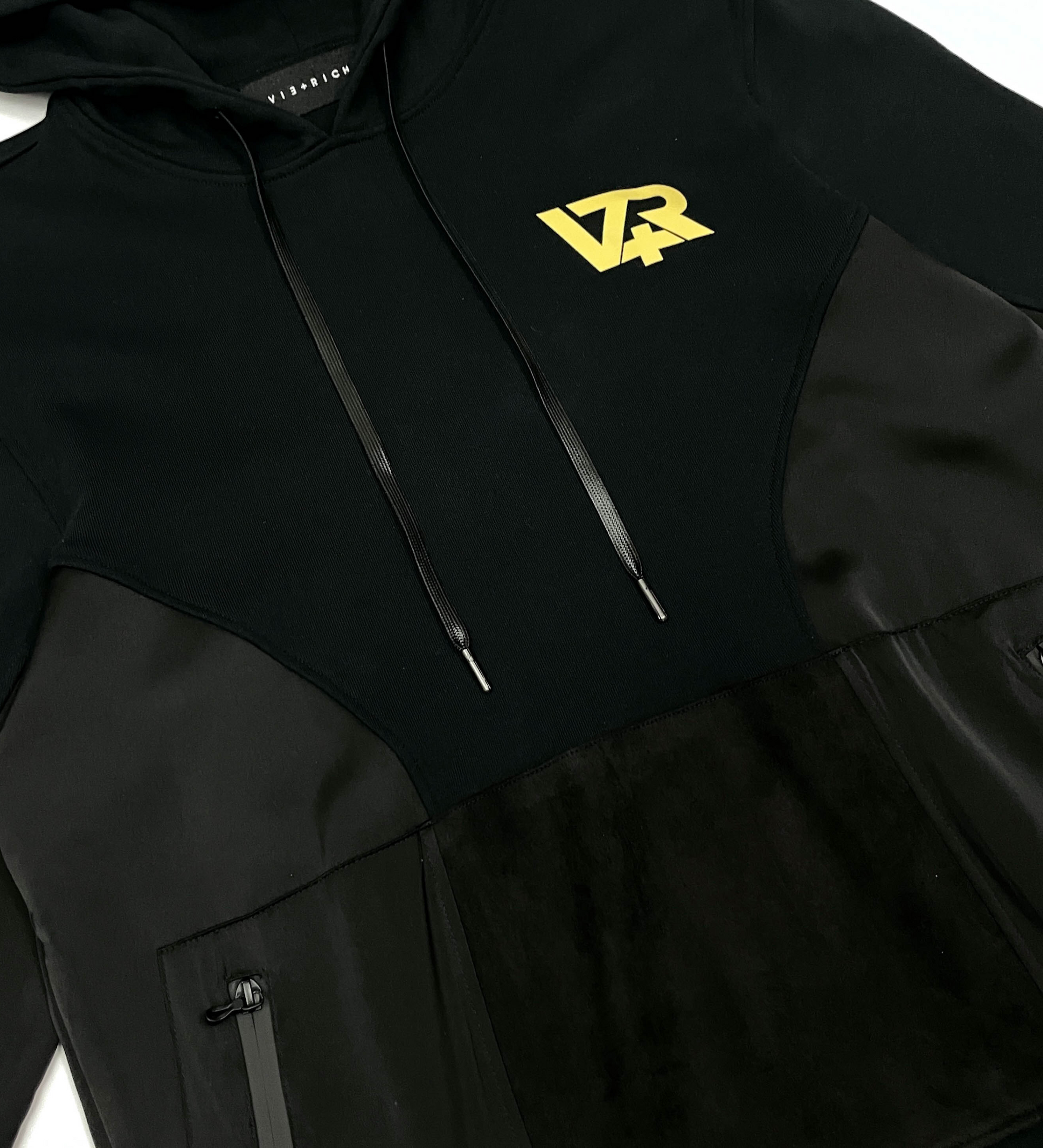 Golden Boy Hoodie - Black | Vie+Riche
 _3
