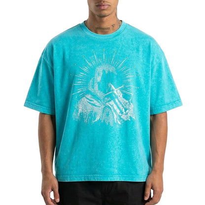 Figure washed tee by Unknown - 6