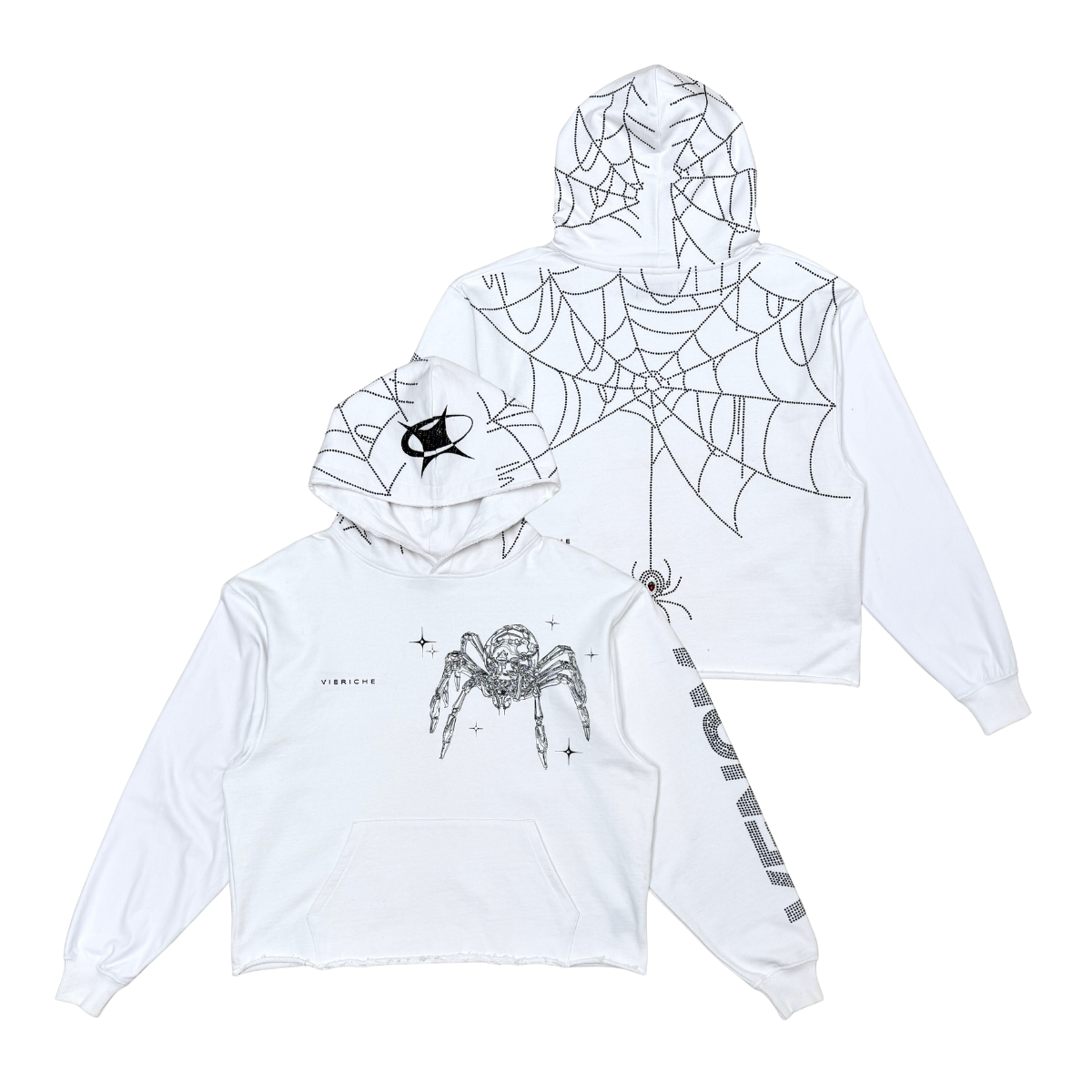 Venom biker cropped hoodie By Vie+Riche-14