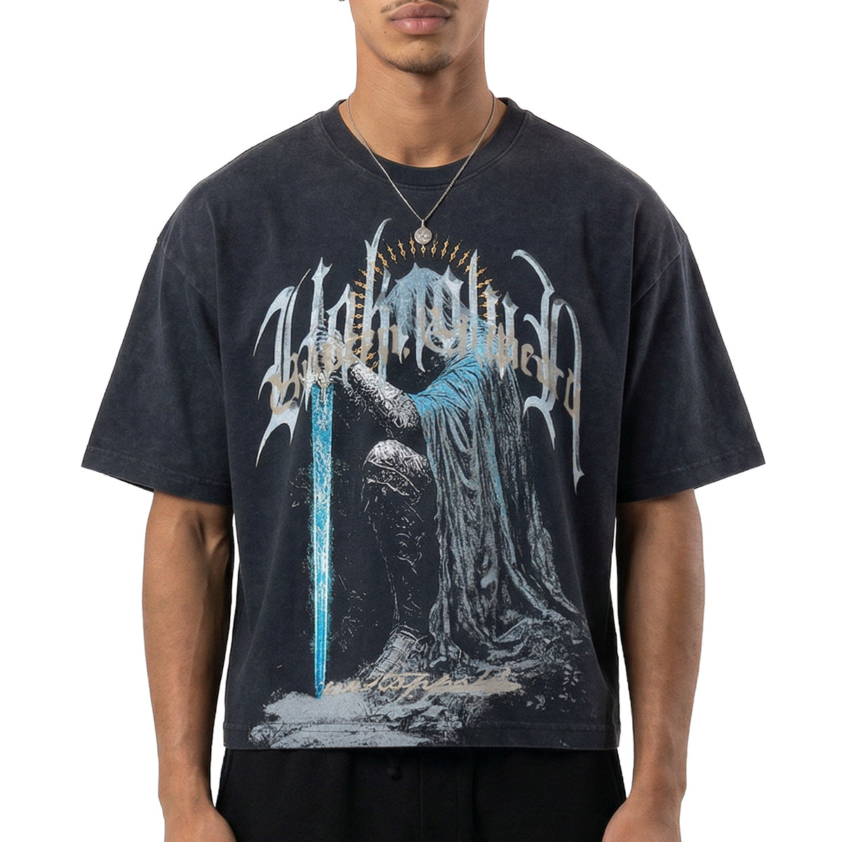 Knight and sword tee by Unknown, view 1