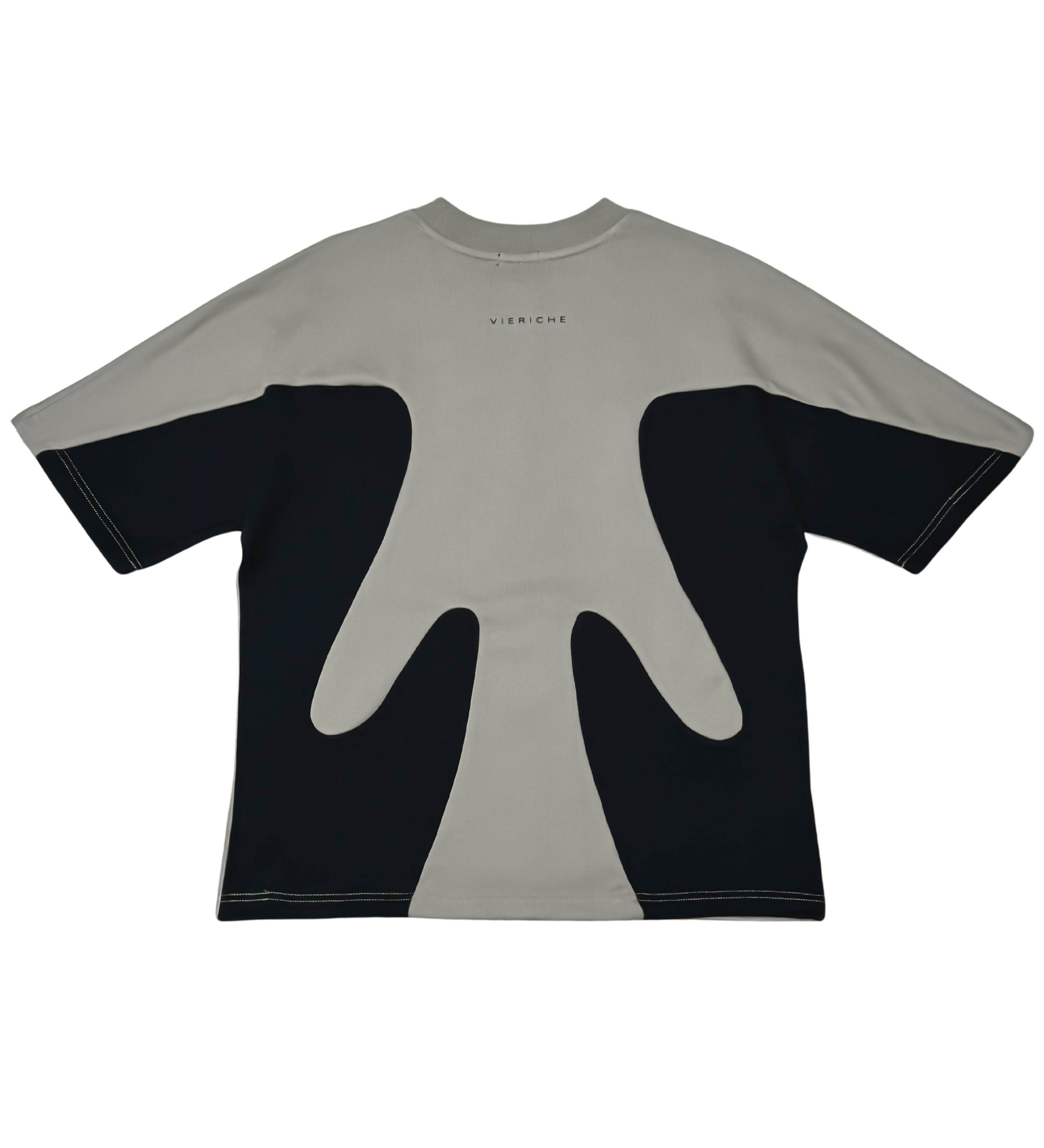 Hac Colorblock Tee - Grey | Vie+Riche
 _2