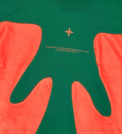 Hac Colorblock Tee - Green | Vie+Riche
 _3
