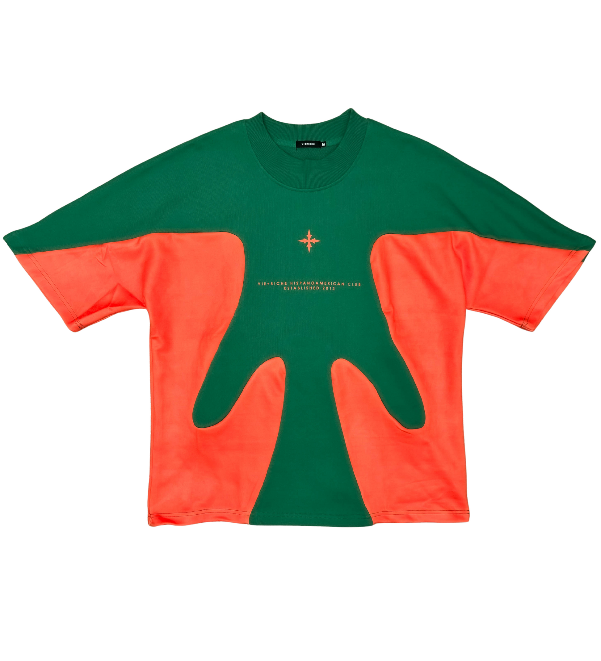 Hac Colorblock Tee - Green | Vie+Riche
 _1