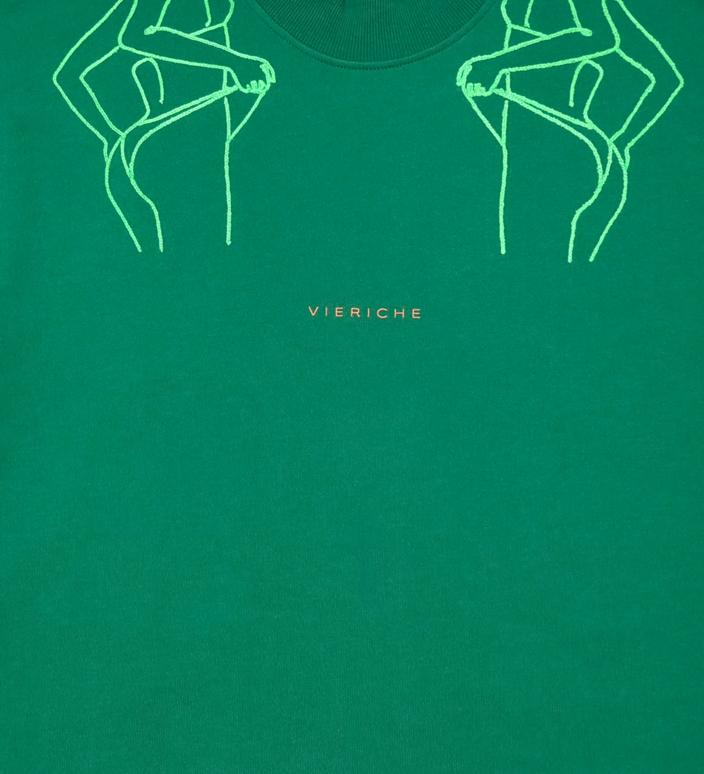 Pleasure Tee - Green | Vie+Riche
 _3