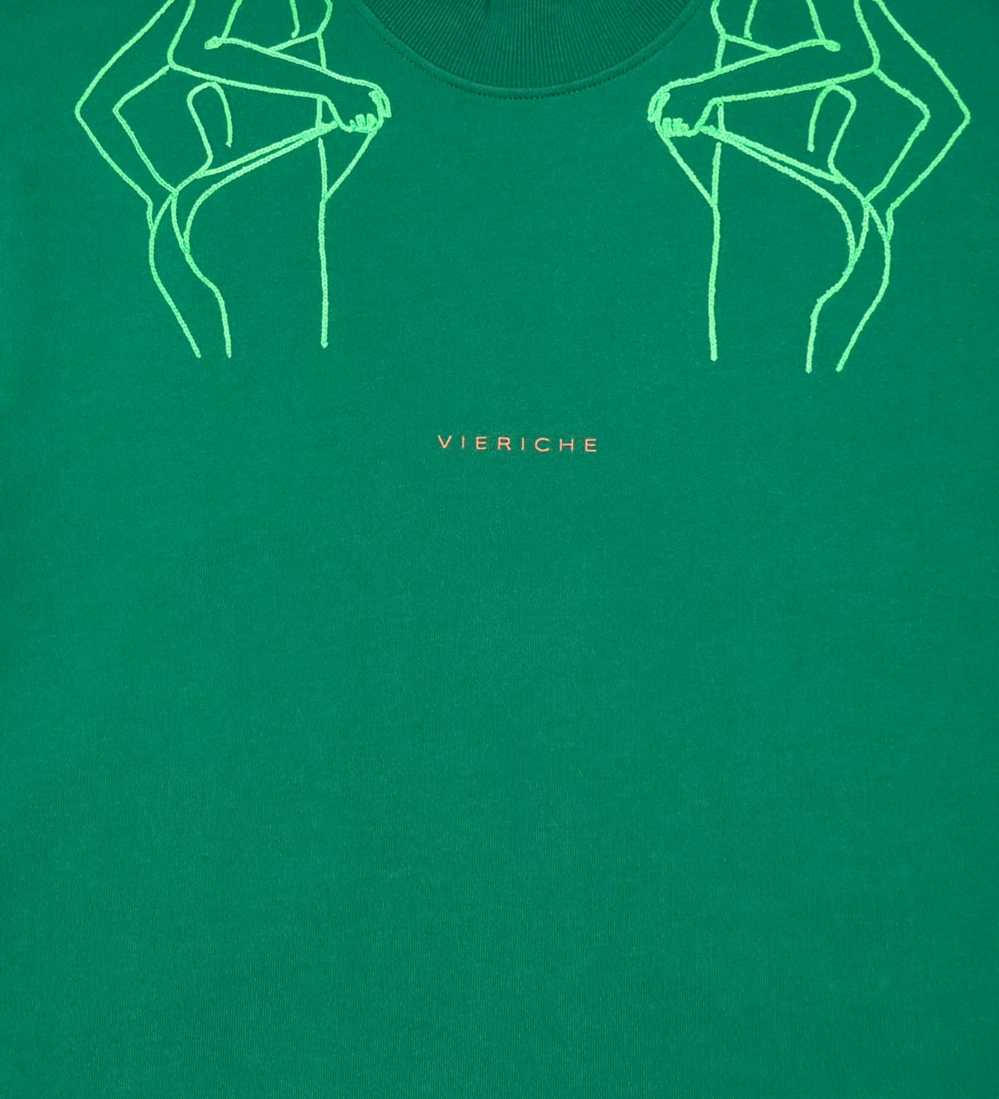 Pleasure Tee - Green | Vie+Riche
 _3