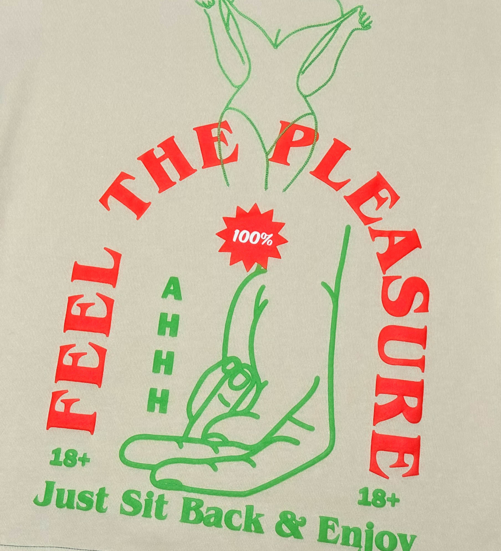 Pleasure Tee - Green | Vie+Riche
 _4