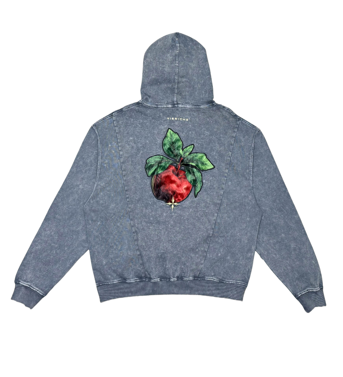 Sinners Apple Hoodie - Grey | Vie+Riche
 _2