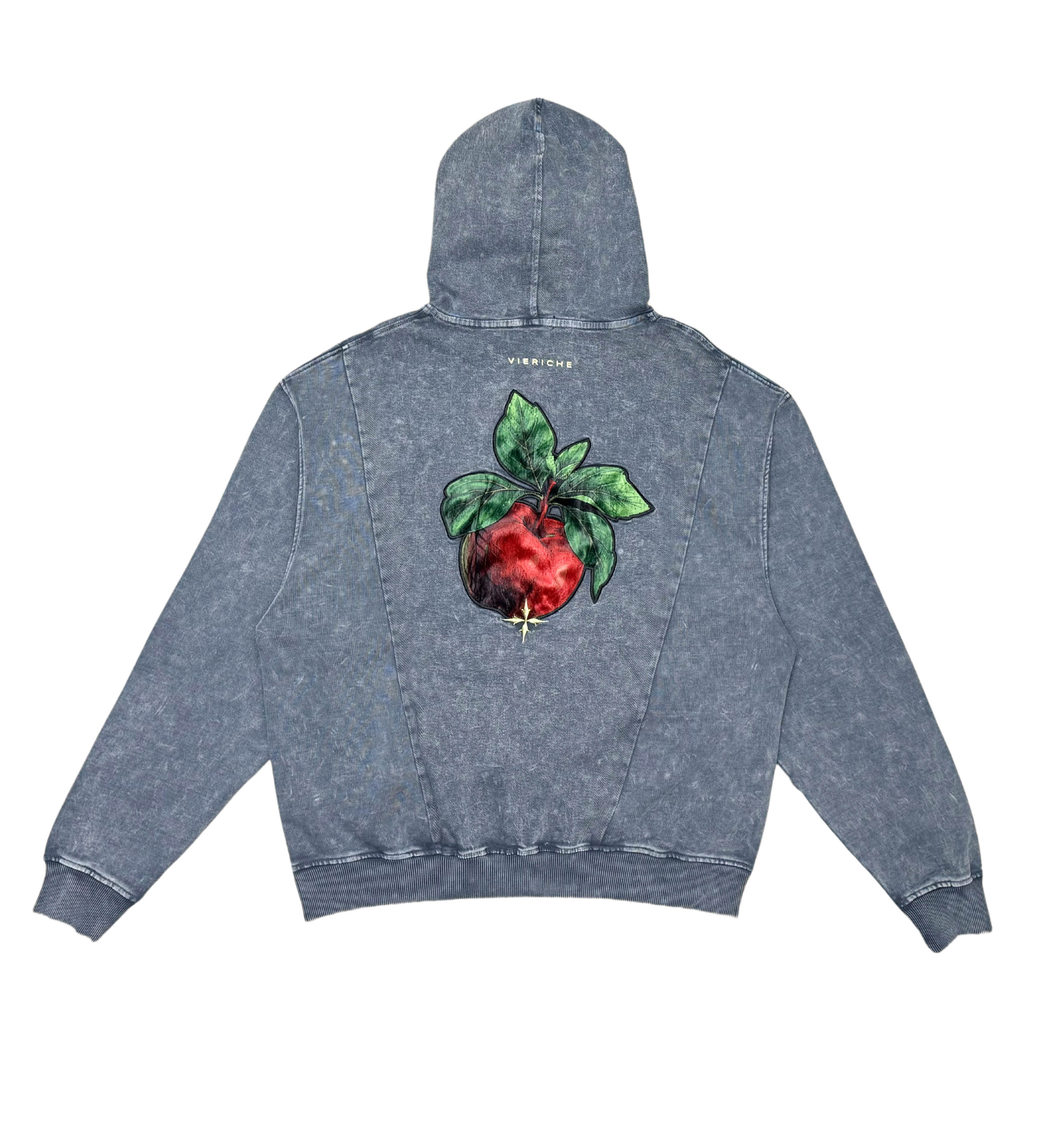 Sinners Apple Hoodie - Grey | Vie+Riche
 _2