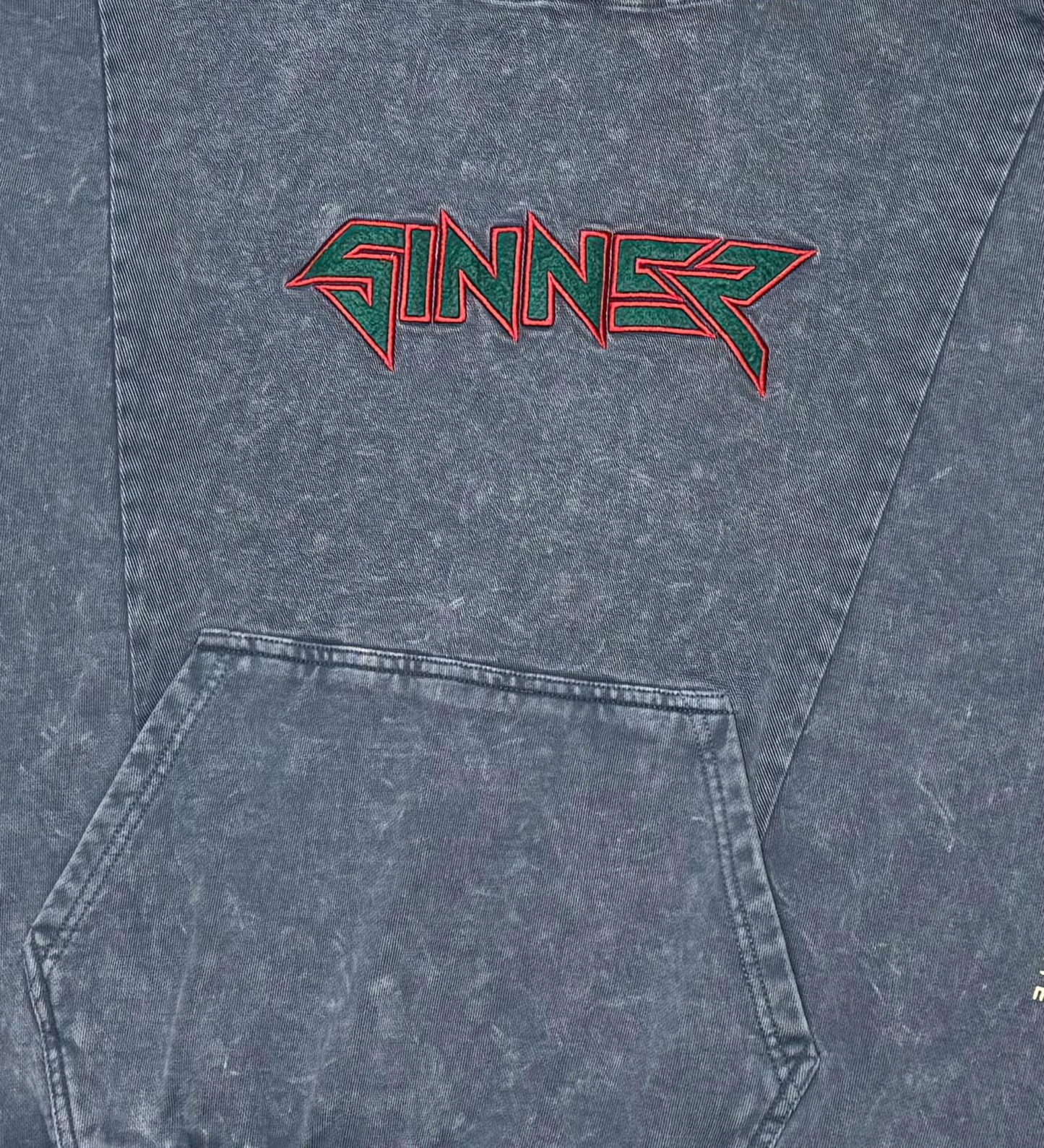 Sinners Apple Hoodie - Grey | Vie+Riche
 _3