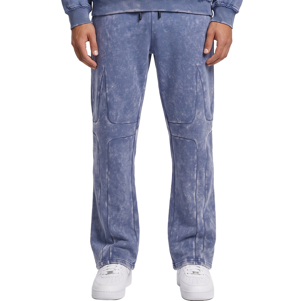 Unknown Sculpted Panel Acid-Wash Joggers by Unknown, view 1