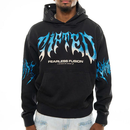 Gifted oversized pull-over hoodie Black by Chosen - 1