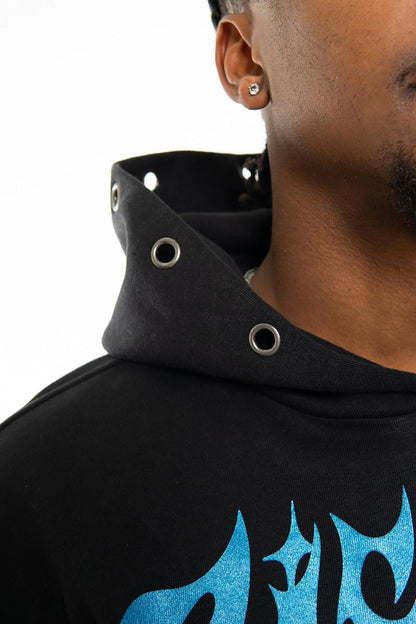 Gifted oversized pull-over hoodie Black by Chosen - 4