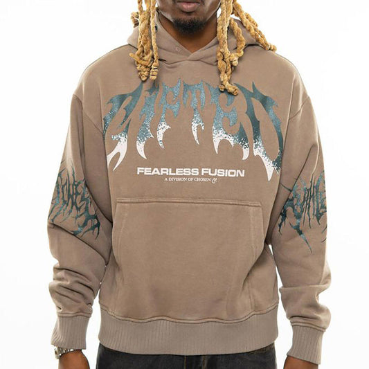 Gifted oversized pull-over hoodie Shitake by Chosen - 1