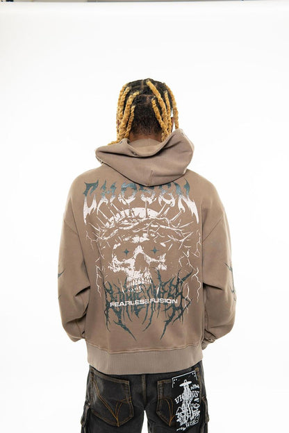 Gifted oversized pull-over hoodie