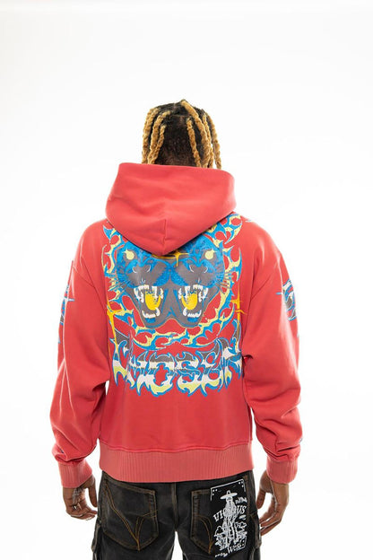 Rabid dog oversized pull-over hoodie