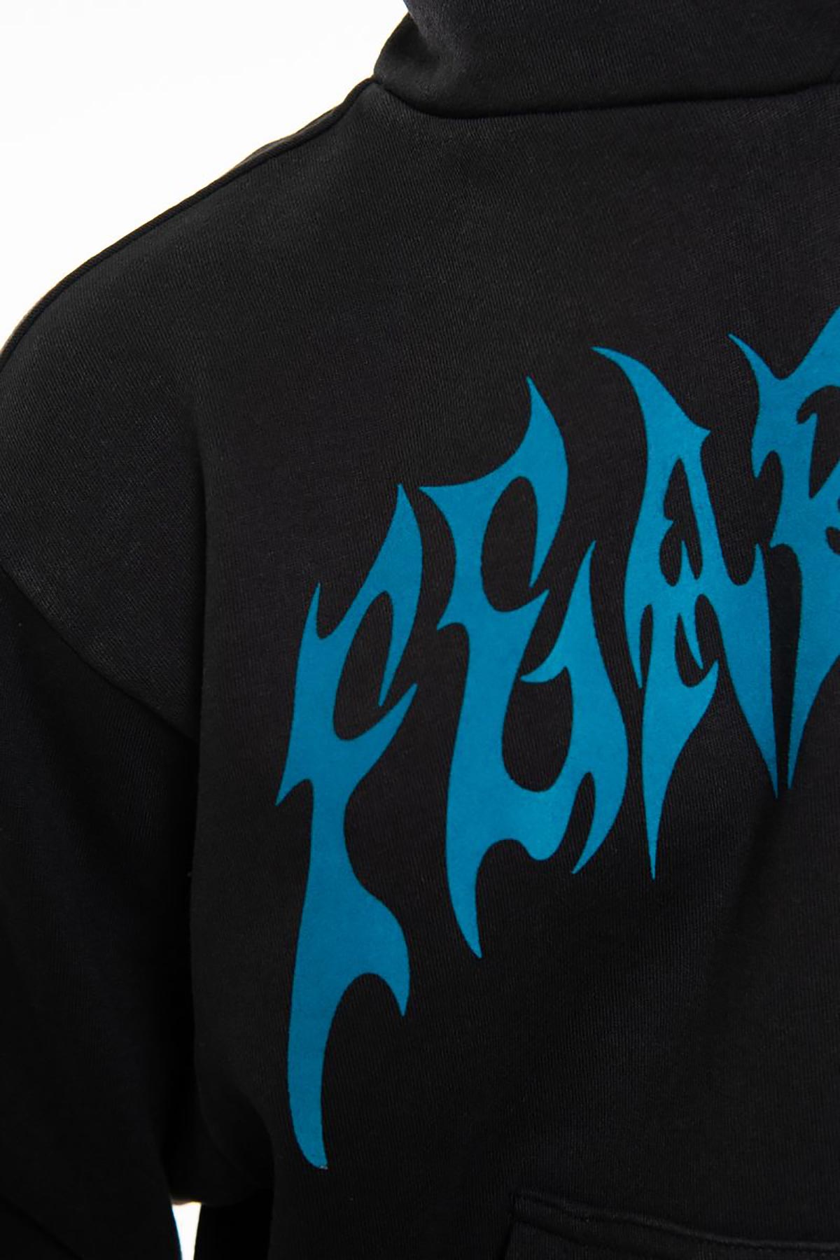 Fearless oversized pull-over hoodie by Chosen, view 3
