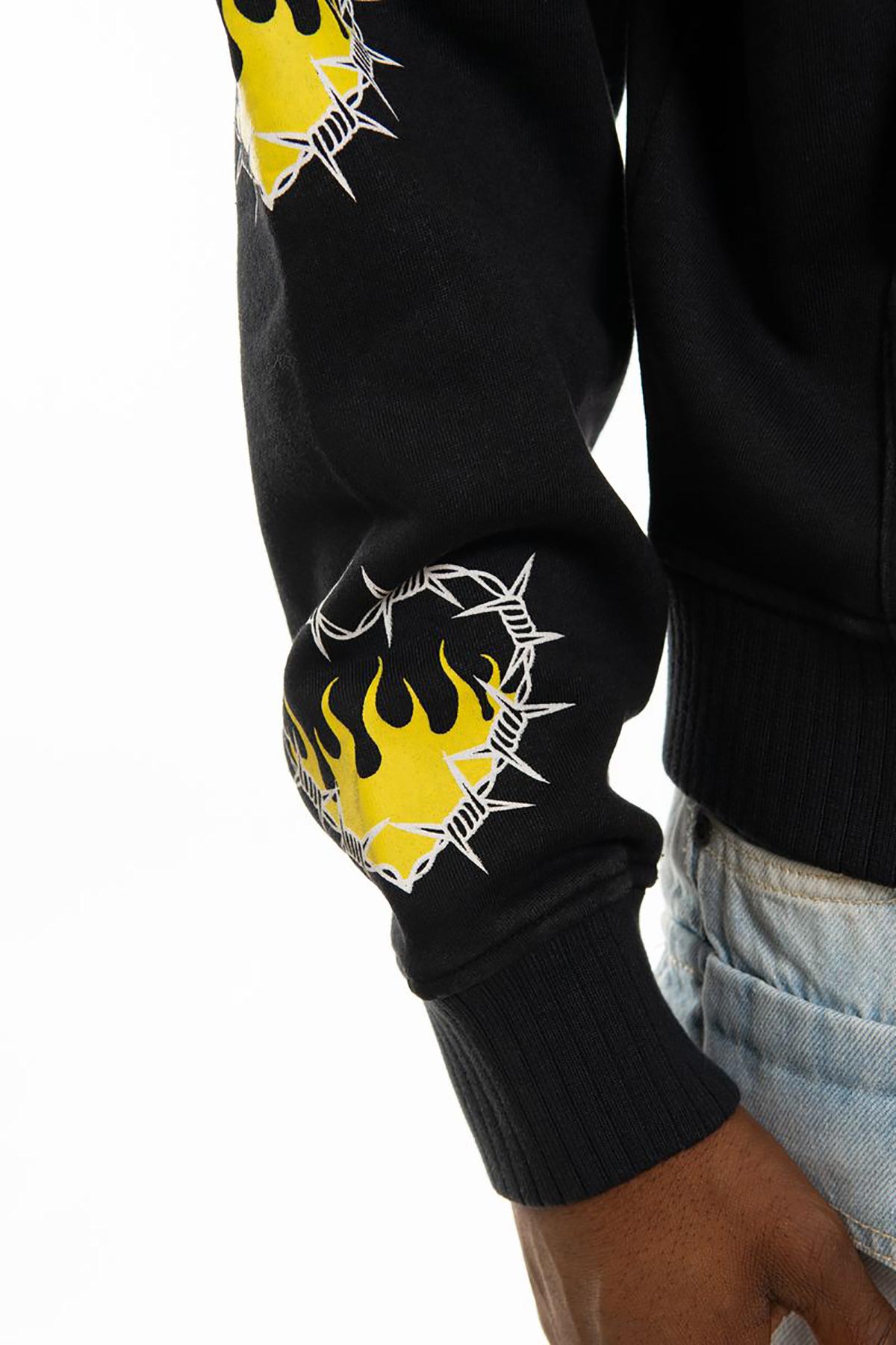 Fearless oversized pull-over hoodie by Chosen, view 4