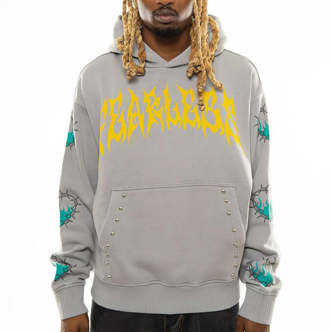 Fearless oversized pull-over hoodie by Chosen, view 6