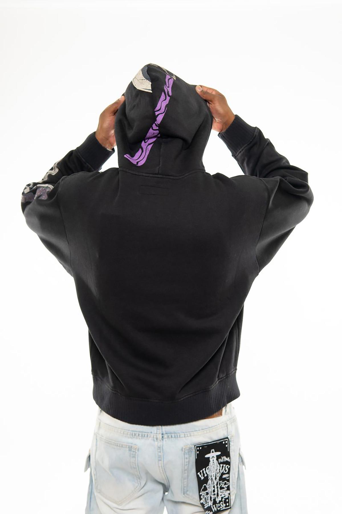 Reaper oversized pull-over hoodie by Chosen, view 5